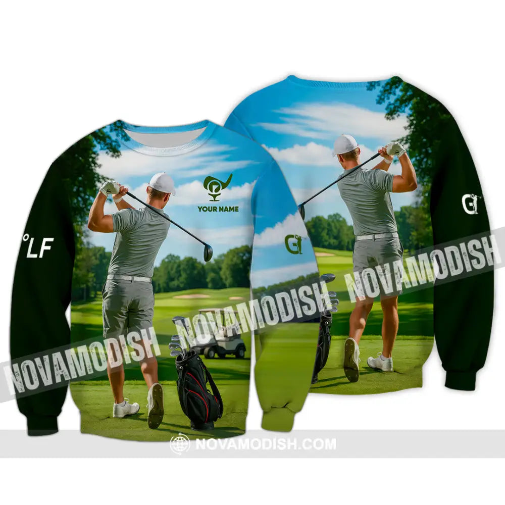 Unisex Shirt - Custom Golf Man Shirt Long Sleeve / S T-shirt