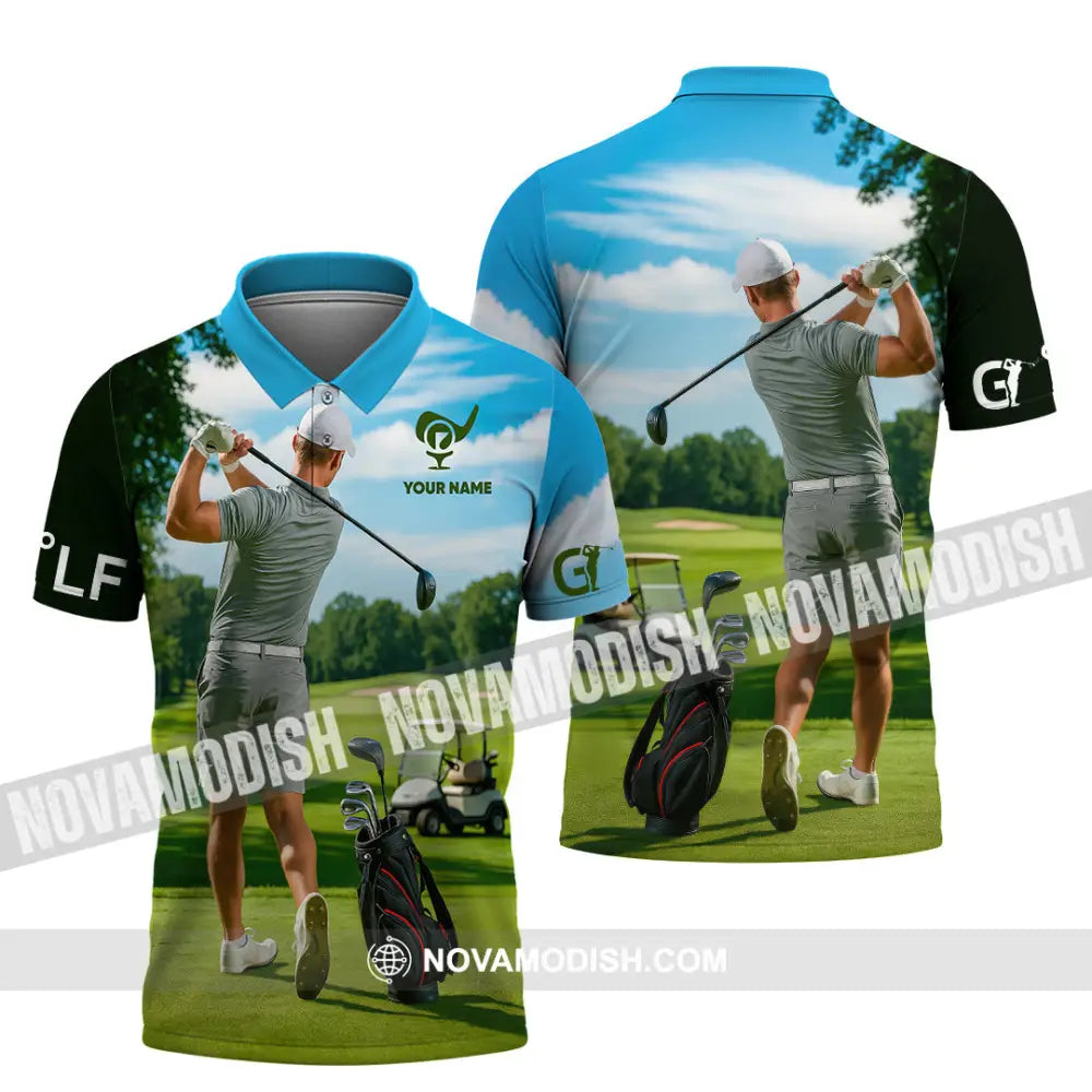 Unisex Shirt - Custom Golf Man Shirt Polo Shirt / S T-shirt