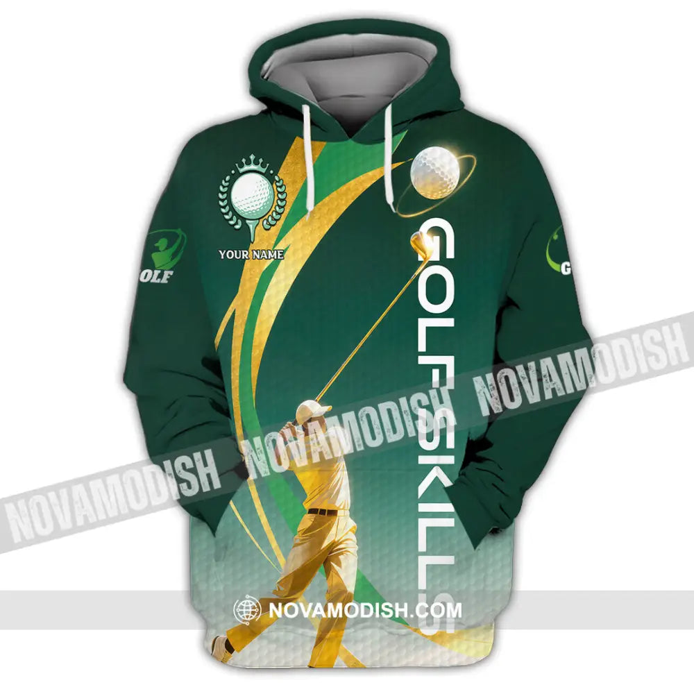 Unisex Shirt - Custom Golf Skills 3D Shirt Hoodie / S T-shirt