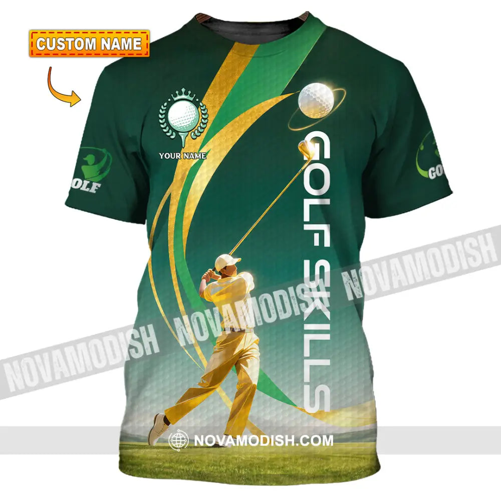 Unisex Shirt - Custom Golf Skills 3D Shirt T-shirt