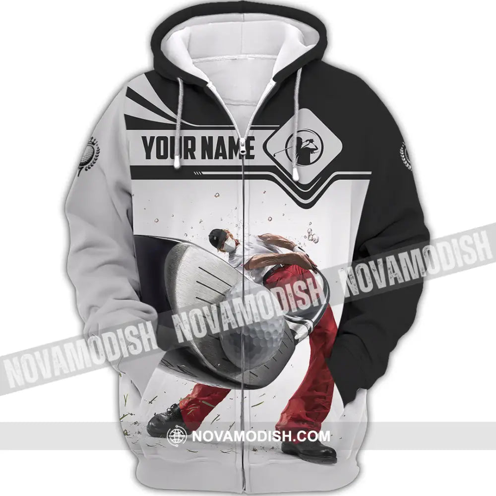 Unisex Shirt - Custom Golf Shirt - Zipper Hoodie / S - T-shirt