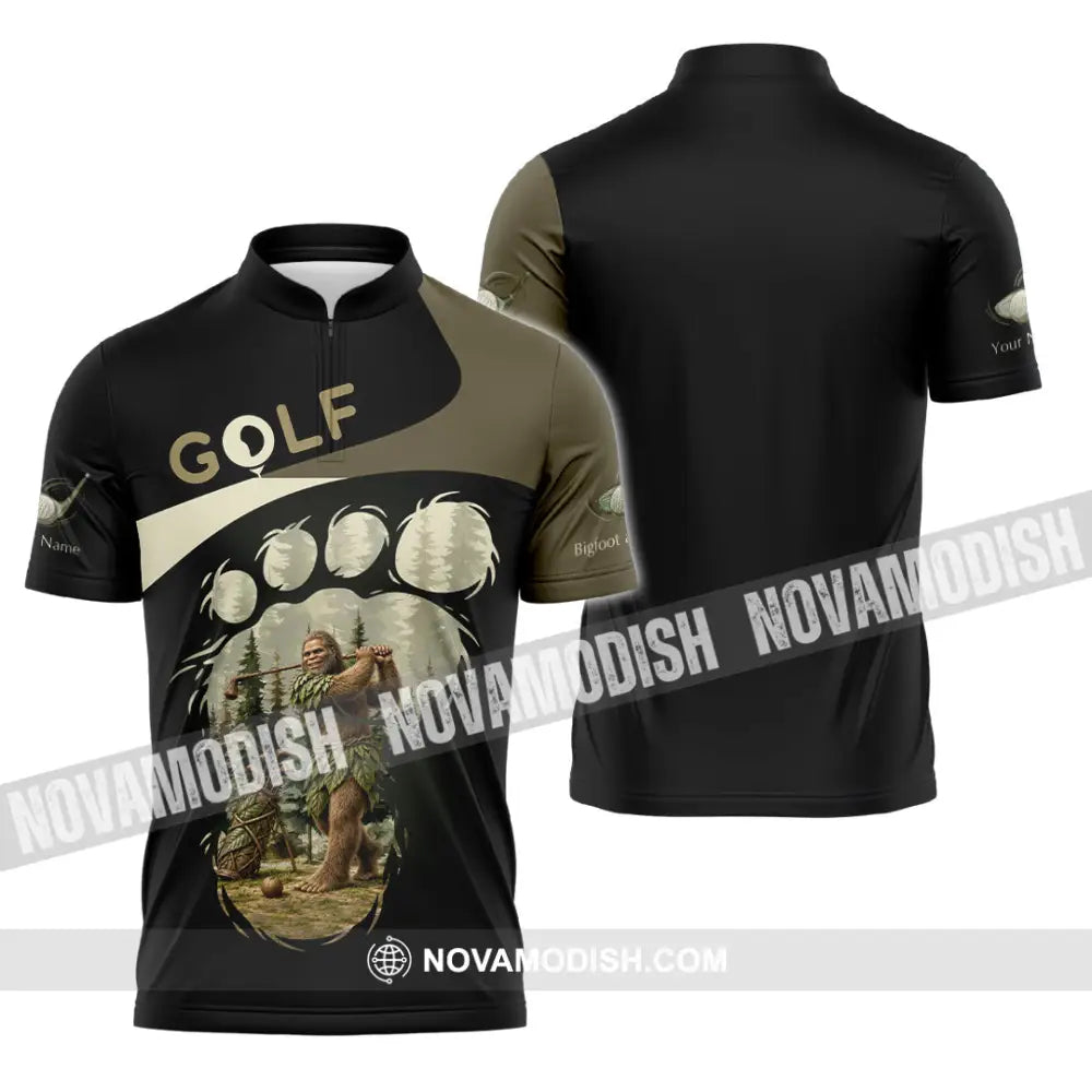 Unisex Shirt - Custom Golf Shirt - Zipper Polo Shirt / S - T-shirt