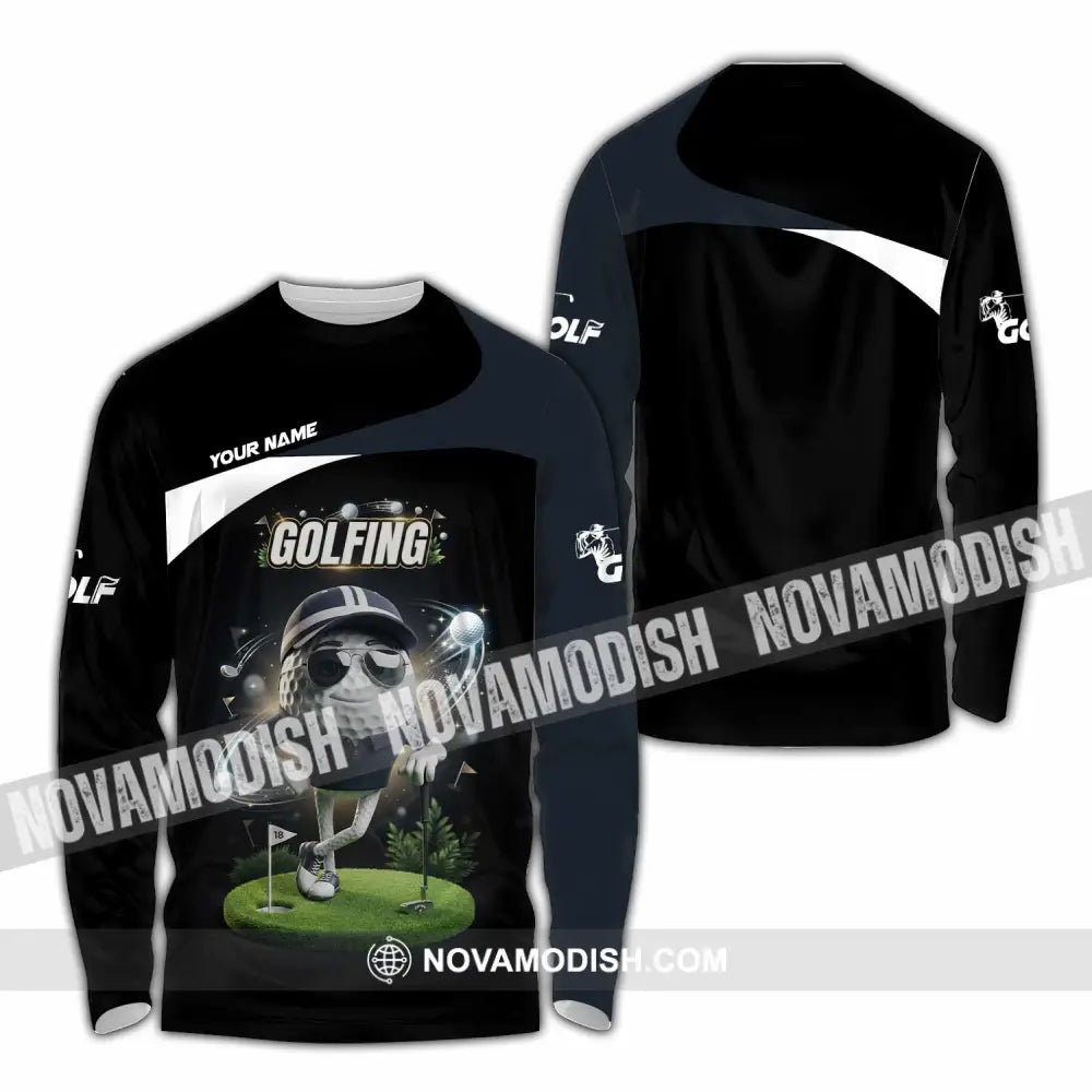 Unisex Shirt - Custom Golfing Shirt - Long Sleeve Shirt / S - T-shirt