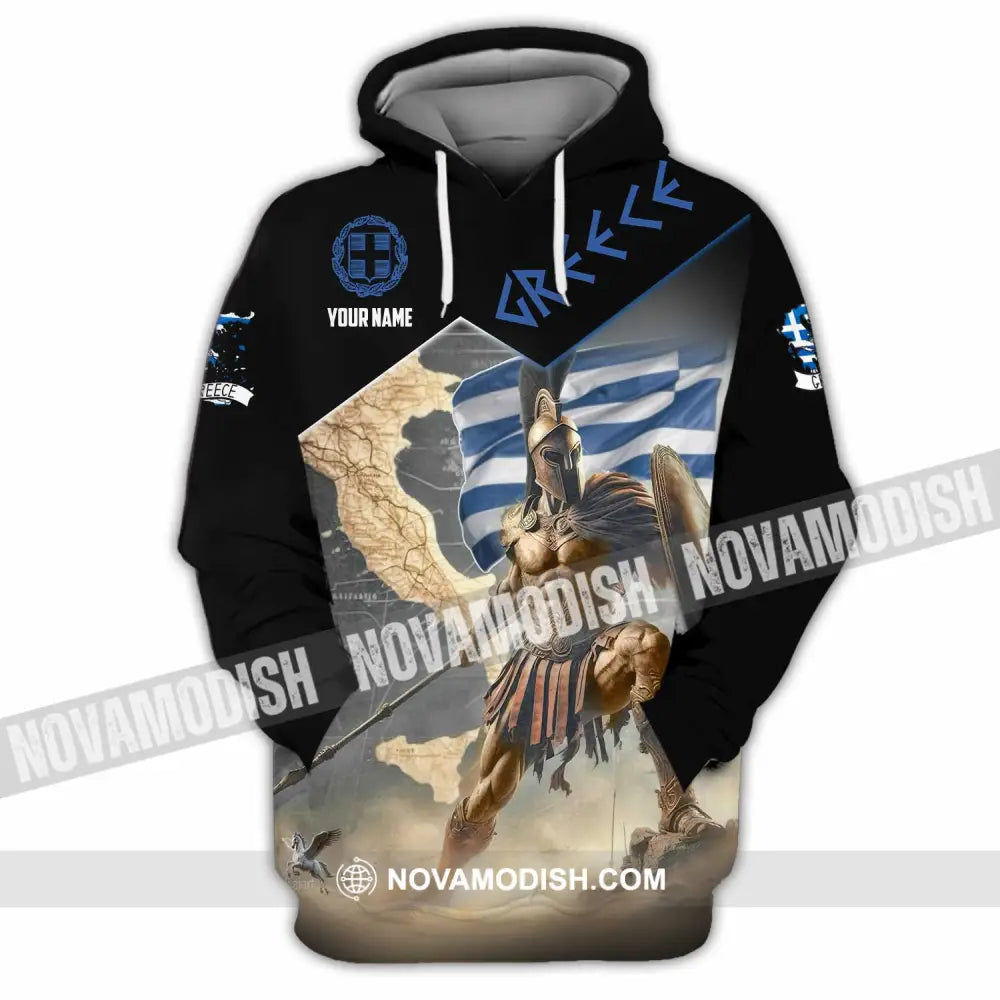 Unisex Shirt - Custom Greece Shirt Hoodie / S T-shirt