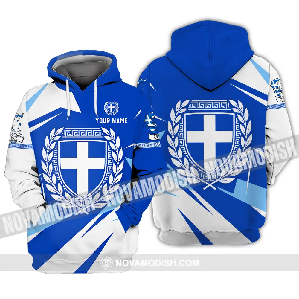 Unisex Shirt - Custom Greece Shirt - Hoodie / S - T-shirt
