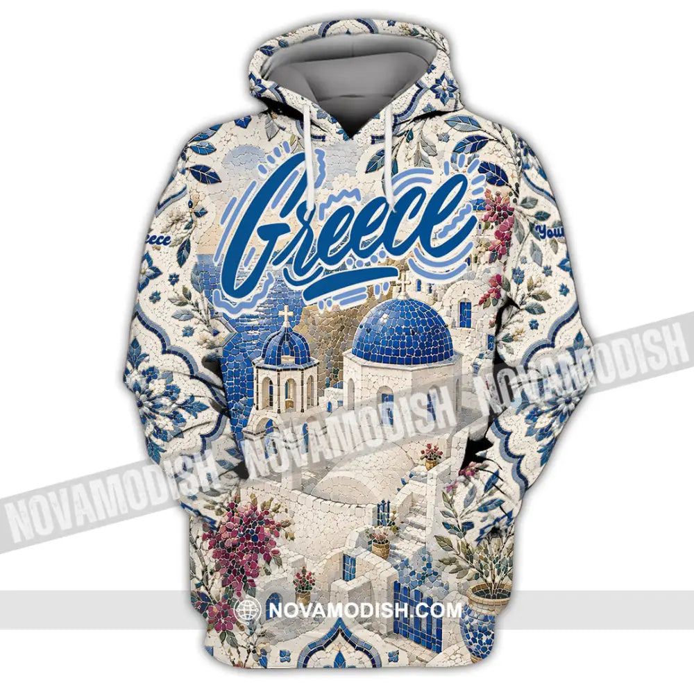 Unisex Shirt - Custom Greece Shirt - Hoodie / S - T-shirt