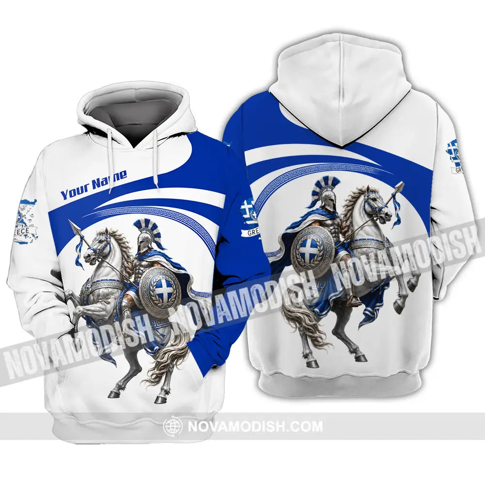 Unisex Shirt - Custom Greece Shirt - Hoodie / S - T-shirt