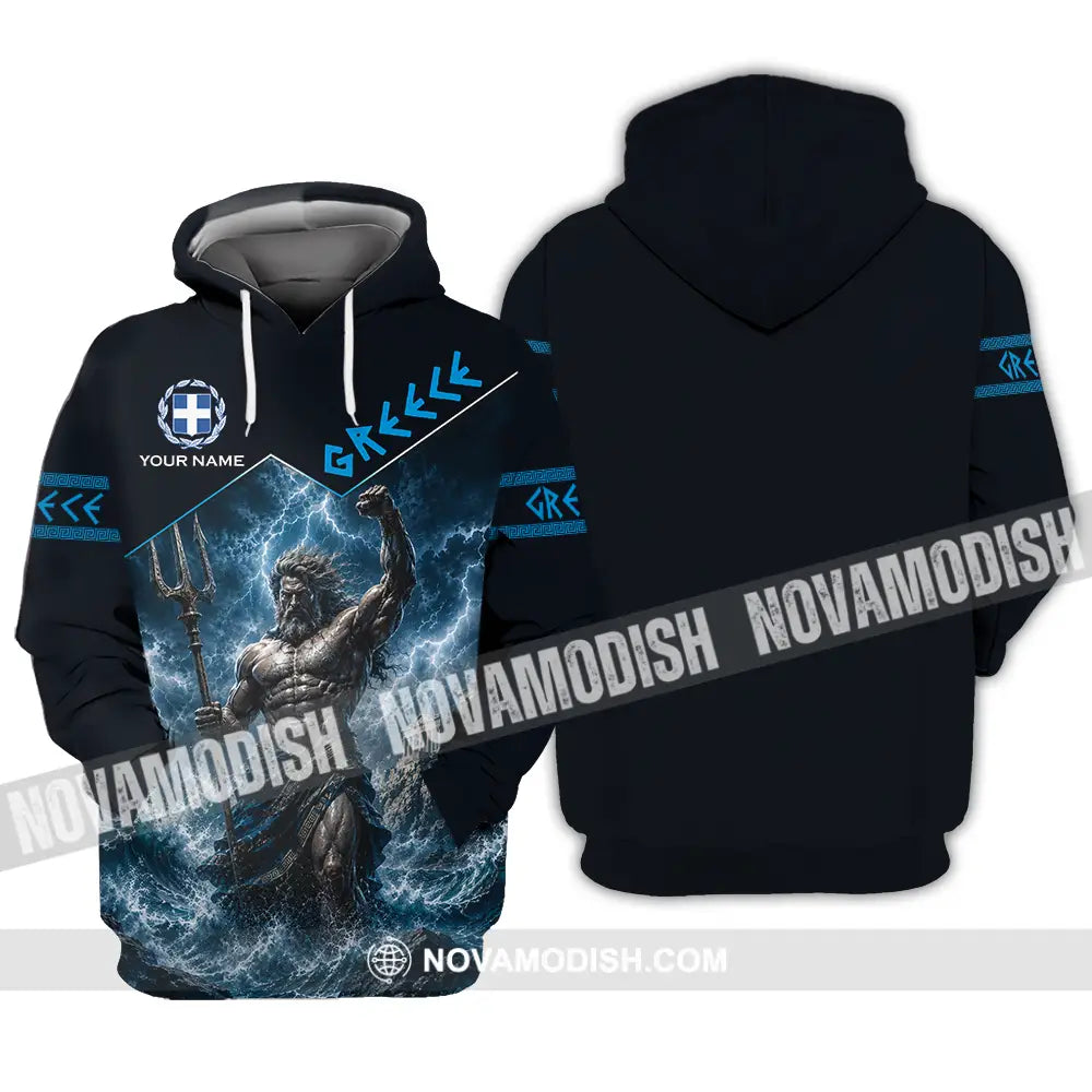 Unisex Shirt - Custom Greece Shirt - Hoodie / S - T-shirt