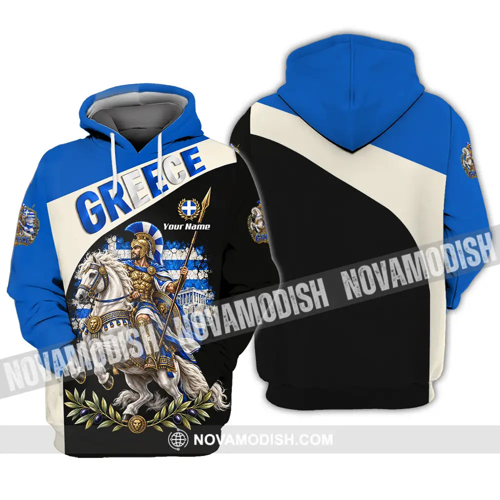 Unisex Shirt - Custom Greece Shirt - Hoodie / S - T-shirt