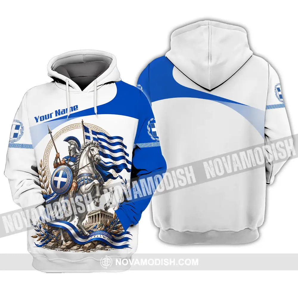 Unisex Shirt - Custom Greece Shirt - Hoodie / S - T-shirt