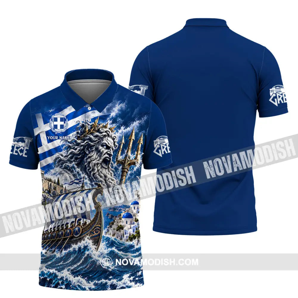 Unisex Shirt - Custom Greece Shirt - Polo Shirt / S - T-shirt