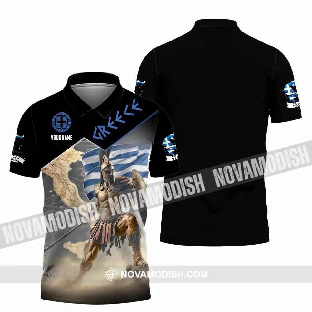 Unisex Shirt - Custom Greece Shirt Polo Shirt / S T-shirt