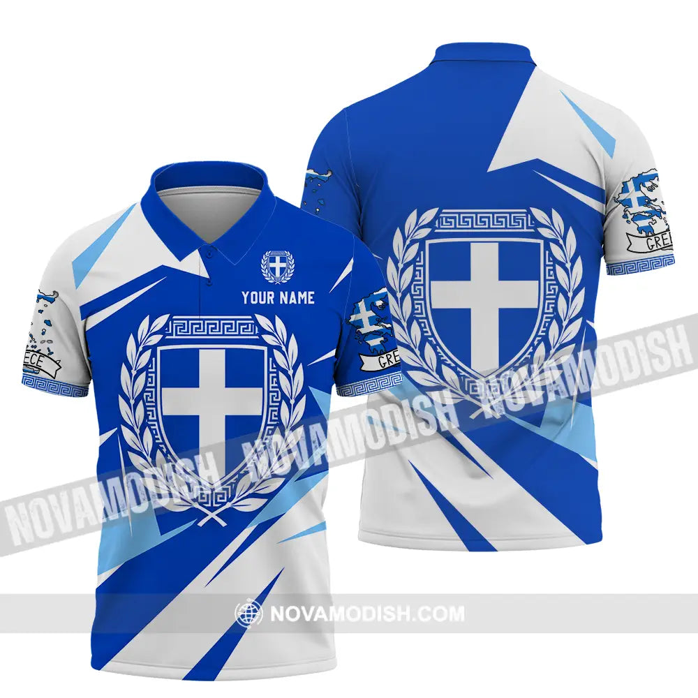 Unisex Shirt - Custom Greece Shirt - Polo Shirt / S - T-shirt