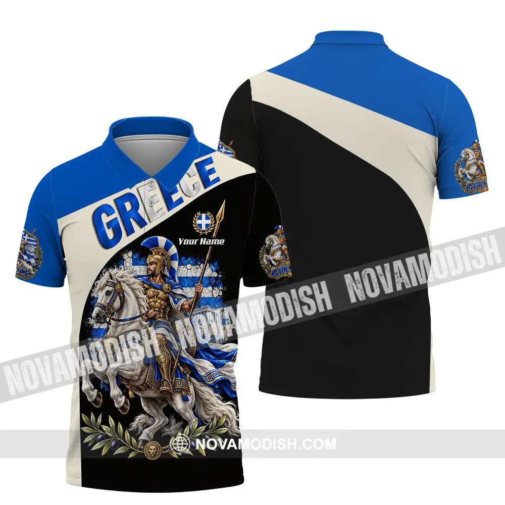 Unisex Shirt - Custom Greece Shirt - Polo Shirt / S - T-shirt