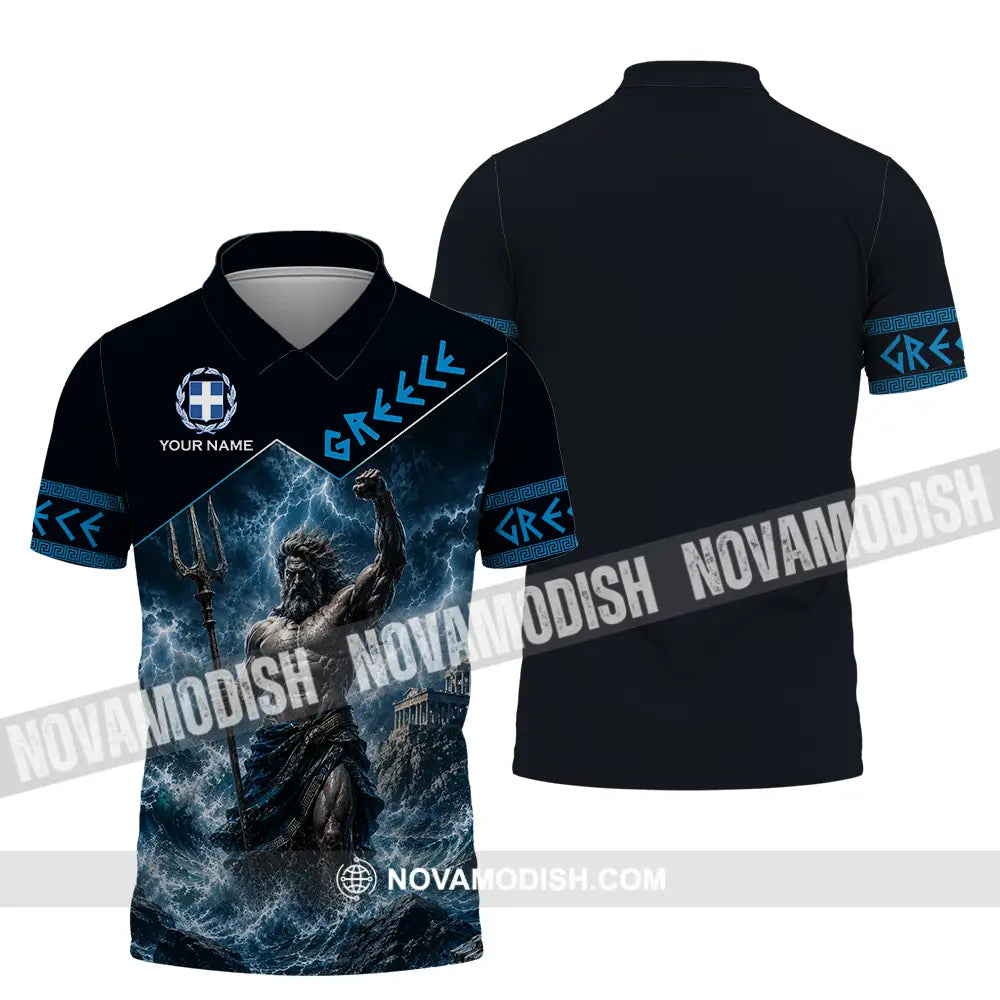 Unisex Shirt - Custom Greece Shirt - Polo Shirt / S - T-shirt