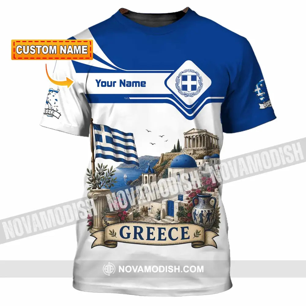 Unisex Shirt - Custom Greece Shirt - T-shirt