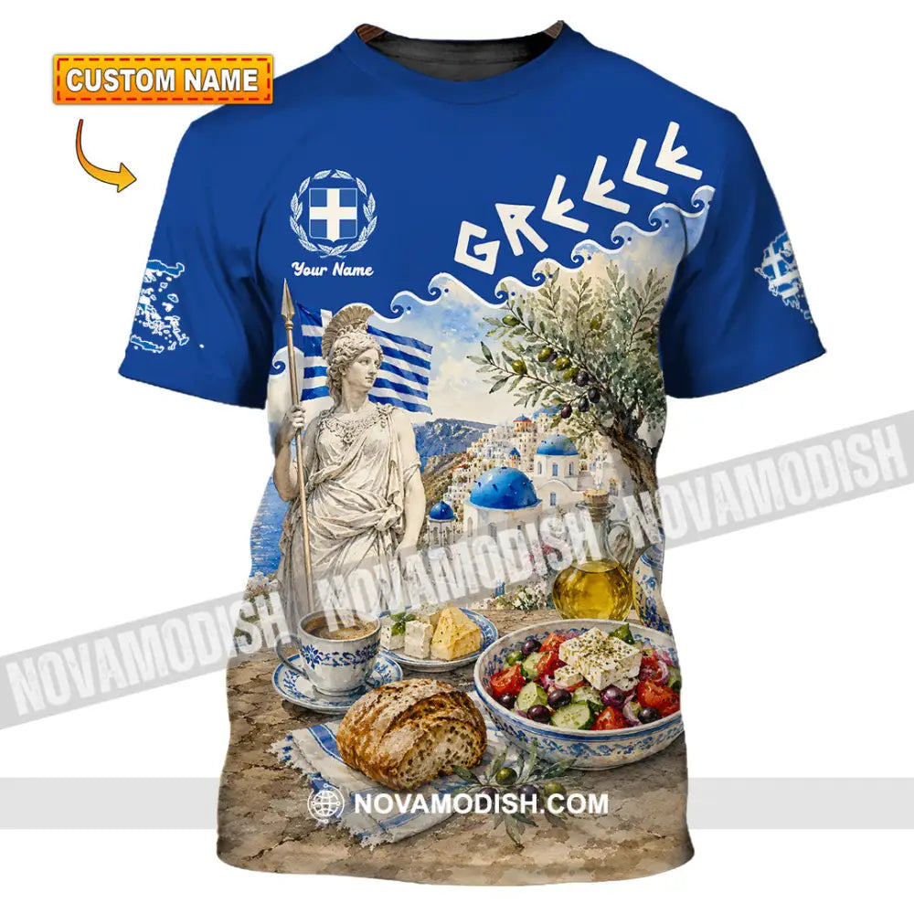Unisex Shirt - Custom Greece Shirt - T-shirt
