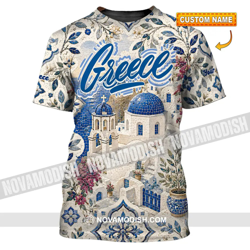 Unisex Shirt - Custom Greece Shirt - T-shirt