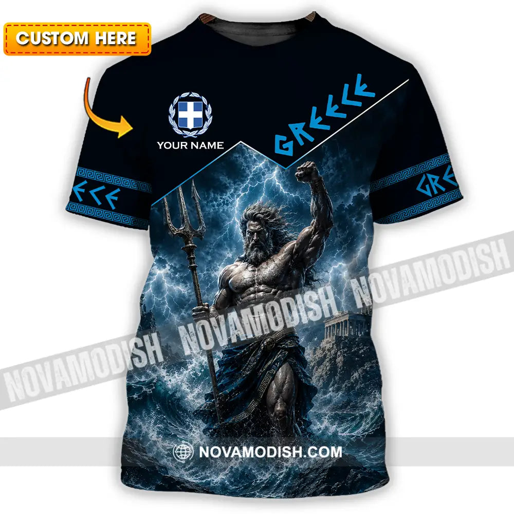 Unisex Shirt - Custom Greece Shirt - T-shirt