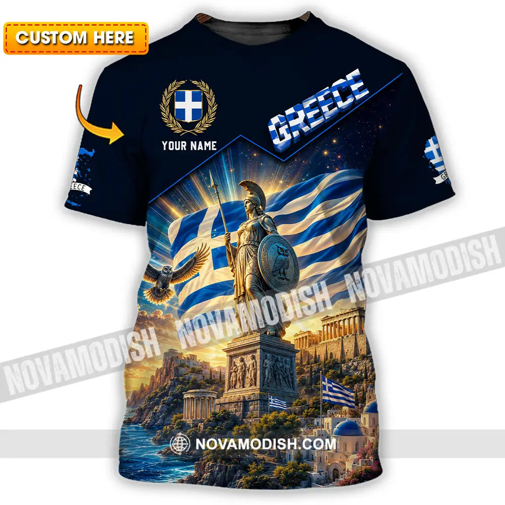 Unisex Shirt - Custom Greece Shirt - T-shirt