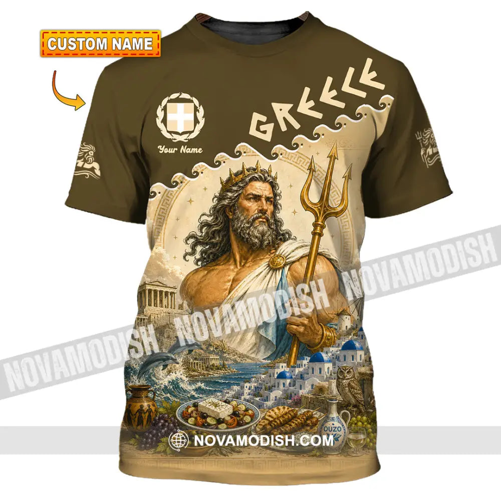 Unisex Shirt - Custom Greece Shirt - T-shirt