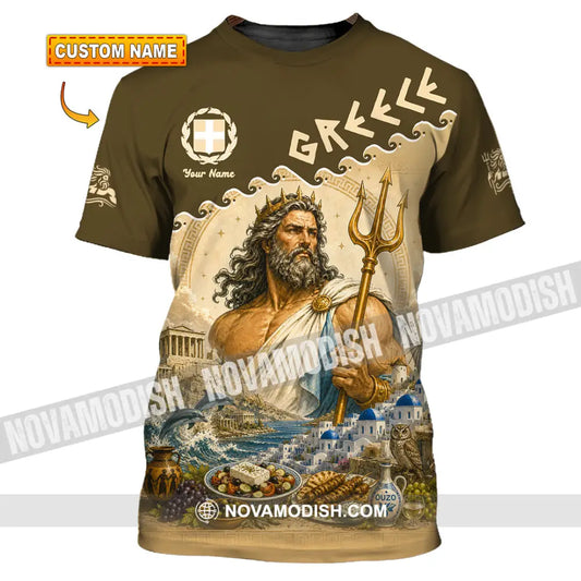 Unisex Shirt - Custom Greece Shirt - T-shirt