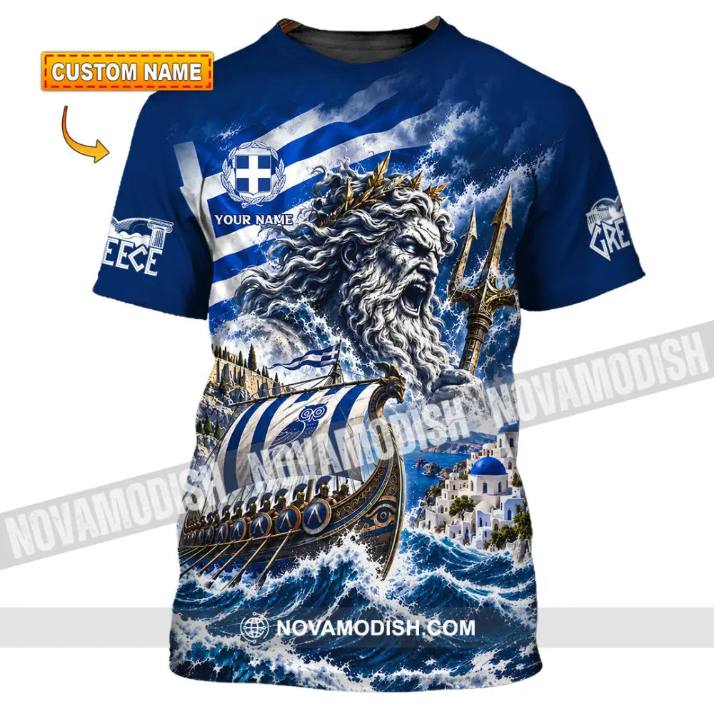 Unisex Shirt - Custom Greece Shirt - T-shirt