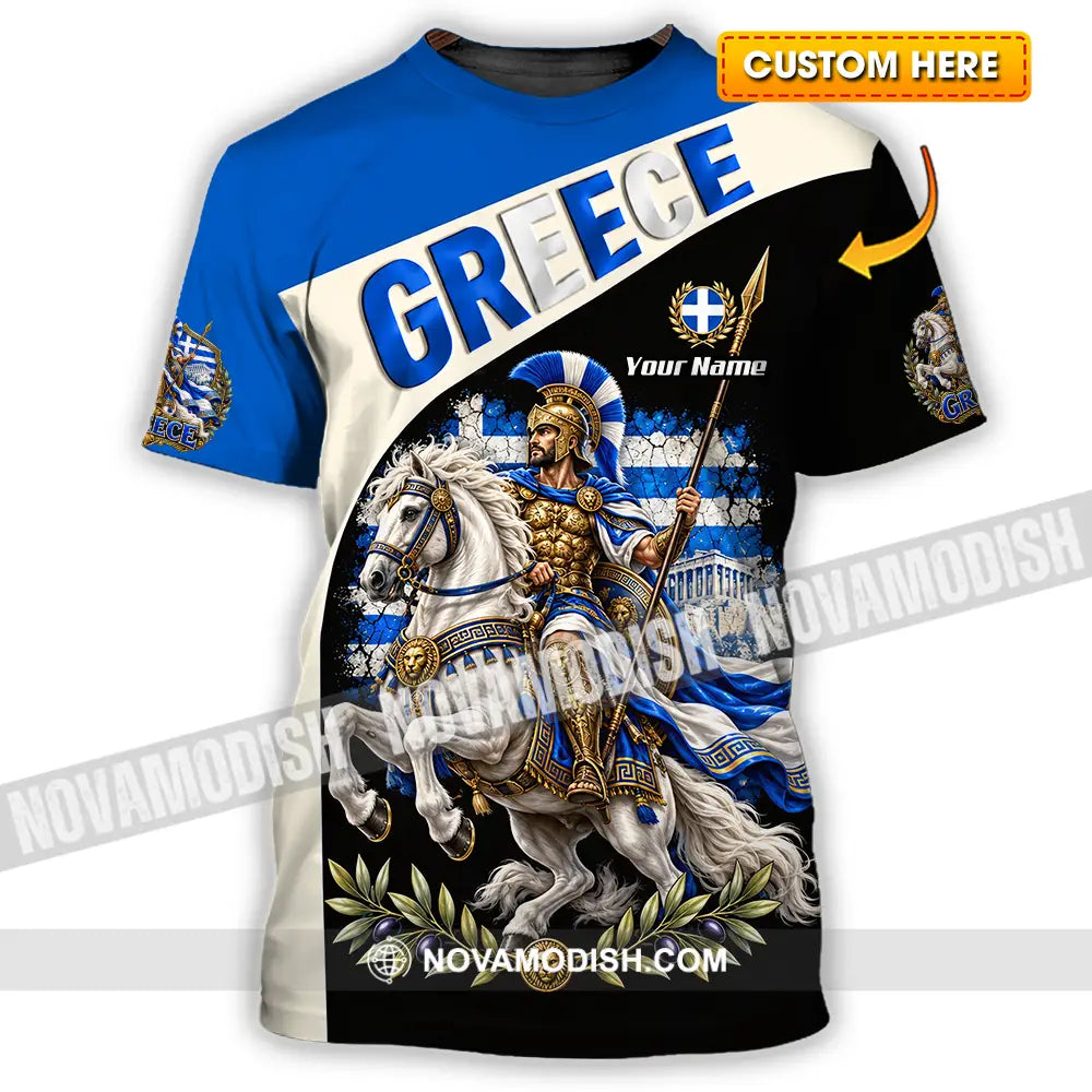 Unisex Shirt - Custom Greece Shirt - T-shirt