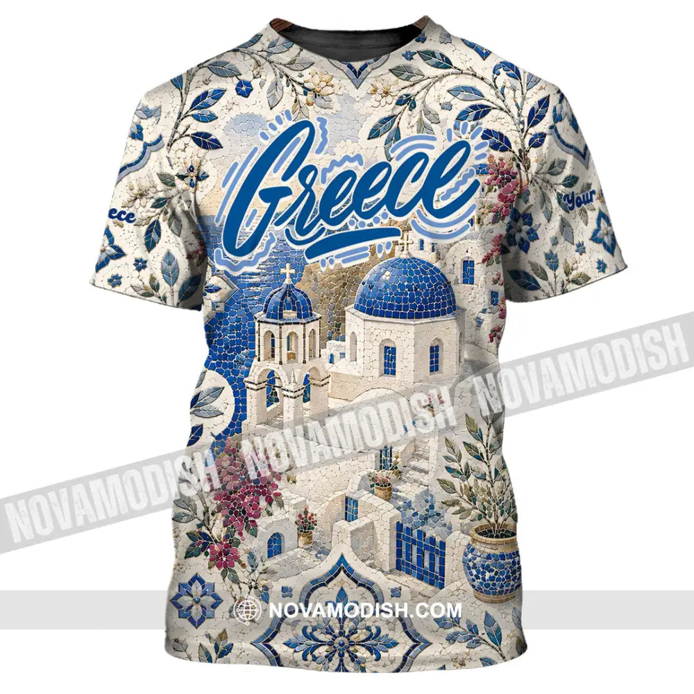 Unisex Shirt - Custom Greece Shirt - T-Shirt / S - T-shirt