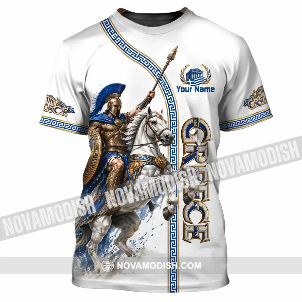 Unisex Shirt - Custom Greece Shirt - T-Shirt / S - T-shirt