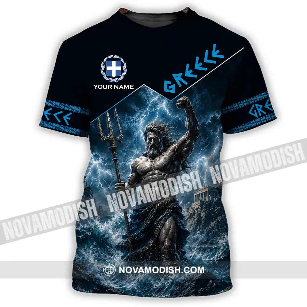 Unisex Shirt - Custom Greece Shirt - T-Shirt / S - T-shirt