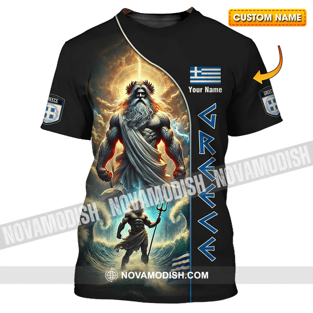 Unisex Shirt - Custom Greece Shirt T-Shirt / S T-shirt