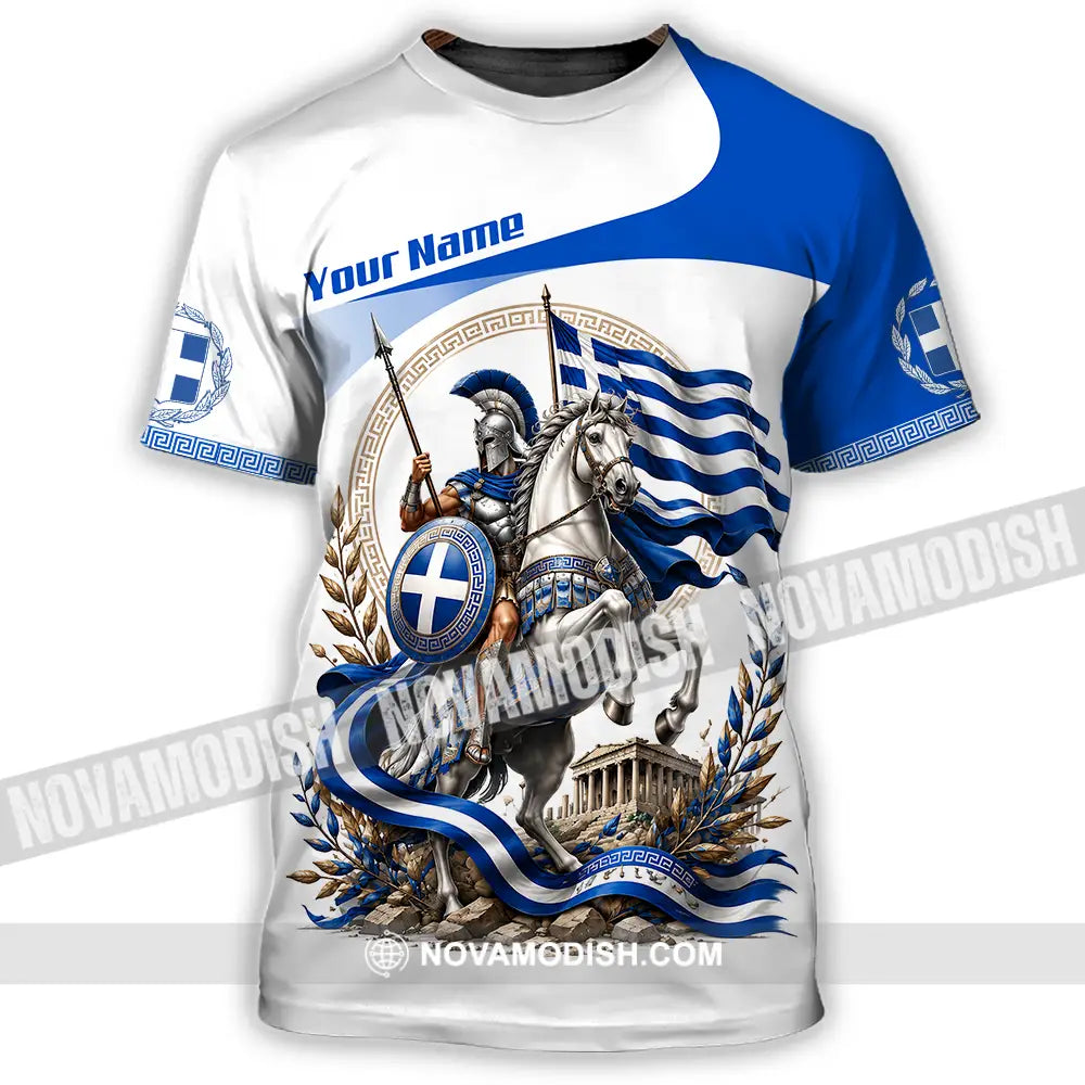 Unisex Shirt - Custom Greece Shirt - T-Shirt / S - T-shirt