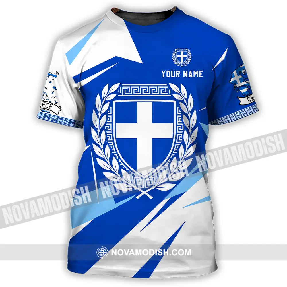 Unisex Shirt - Custom Greece Shirt - T-Shirt / S - T-shirt