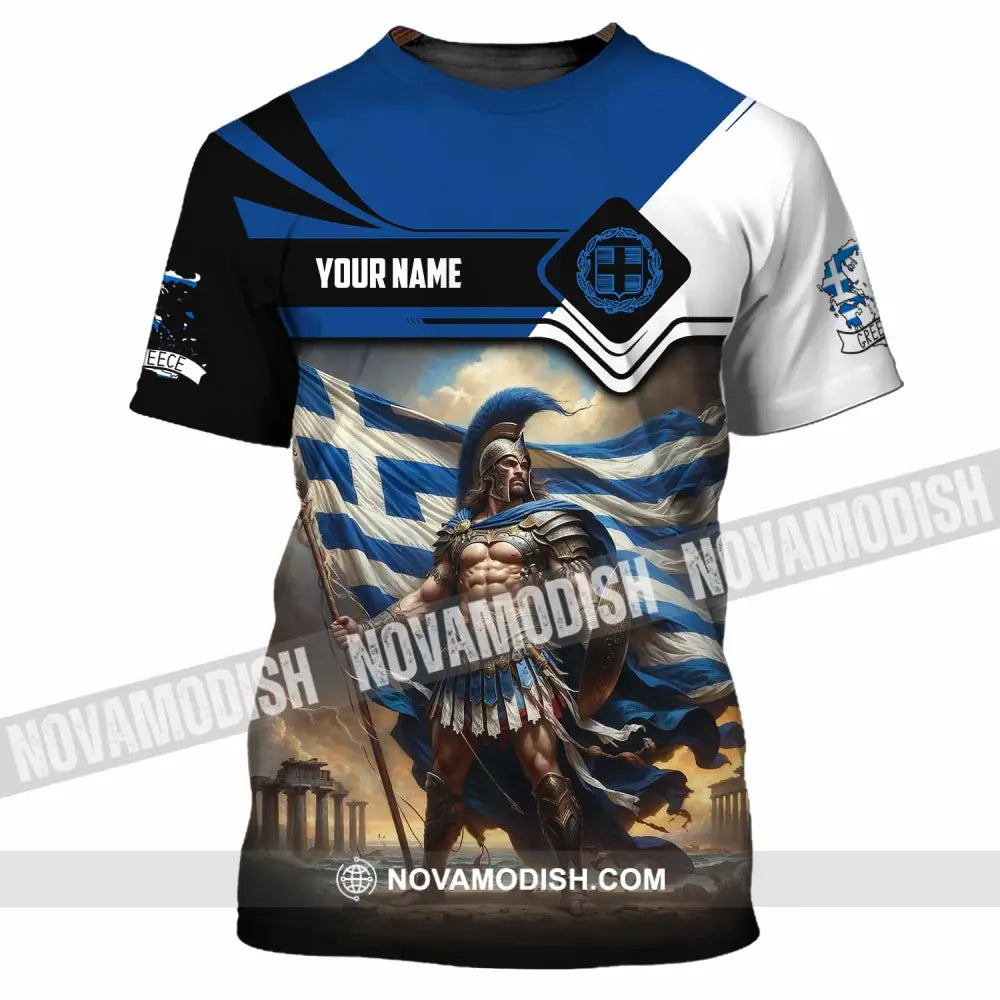 Unisex Shirt - Custom Greece Shirt T-Shirt / S T-shirt