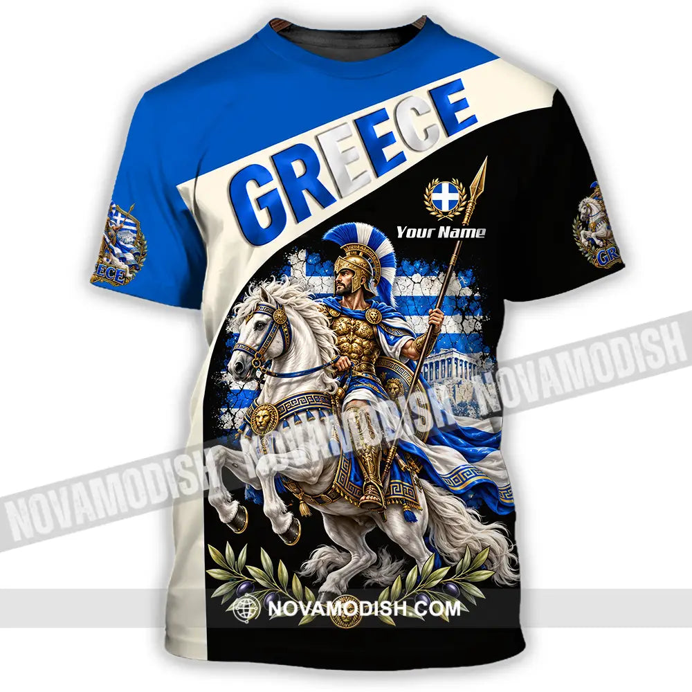 Unisex Shirt - Custom Greece Shirt - T-Shirt / S - T-shirt