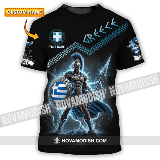 Unisex Shirt - Custom Greece Warrior Shirt T-shirt