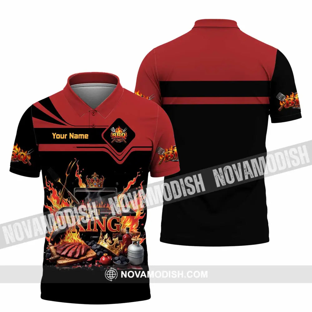 Unisex Shirt - Custom Grill King Shirt - Polo Shirt / S - T-shirt