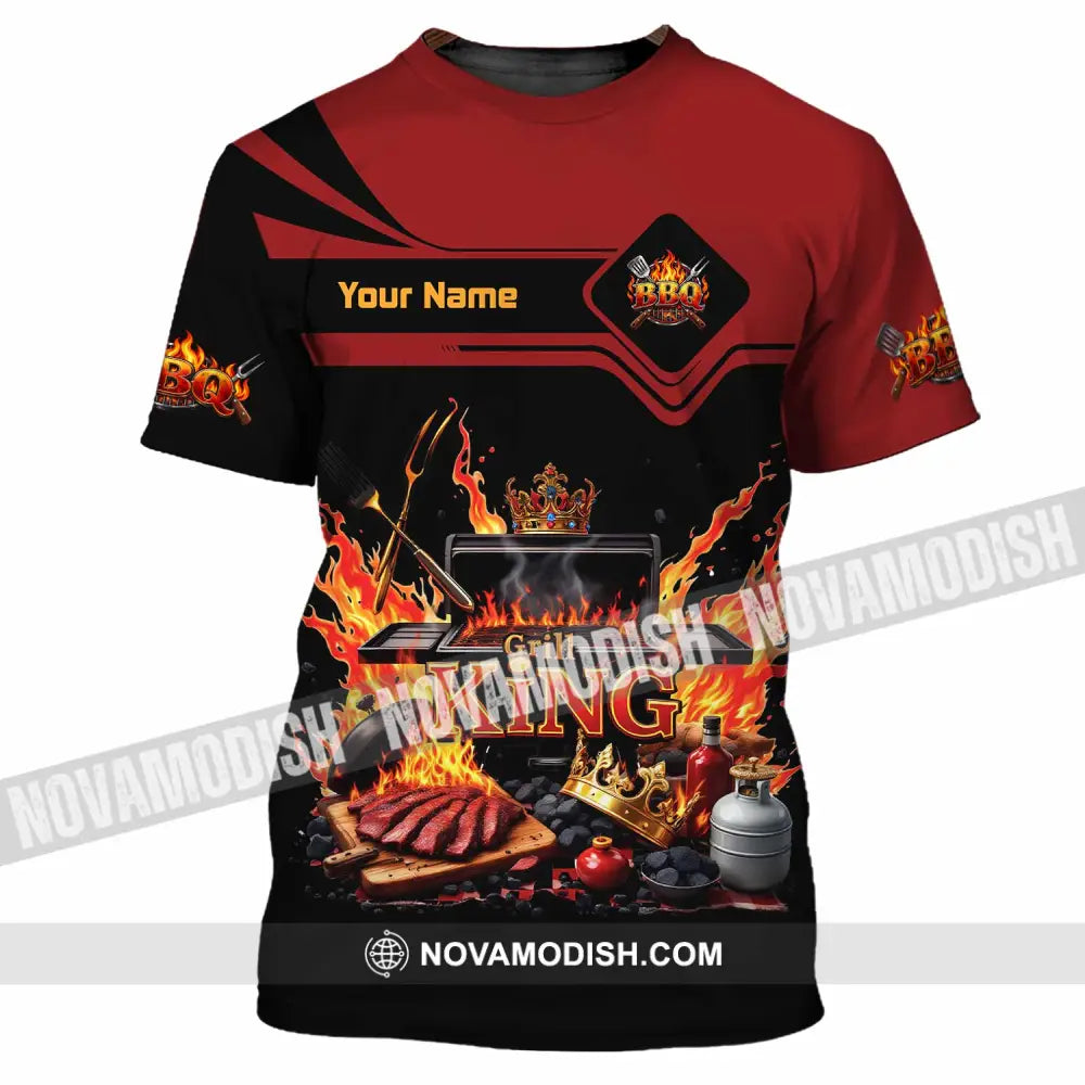 Unisex Shirt - Custom Grill King Shirt - T-Shirt / S - T-shirt