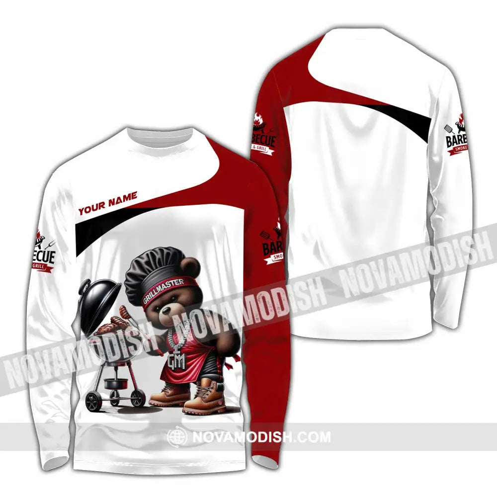 Unisex Shirt - Custom Grill Master Barbecue Shirt Long Sleeve Shirt / S T-shirt