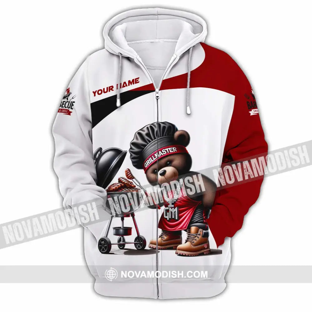 Unisex Shirt - Custom Grill Master Barbecue Shirt Zipper Hoodie / S T-shirt