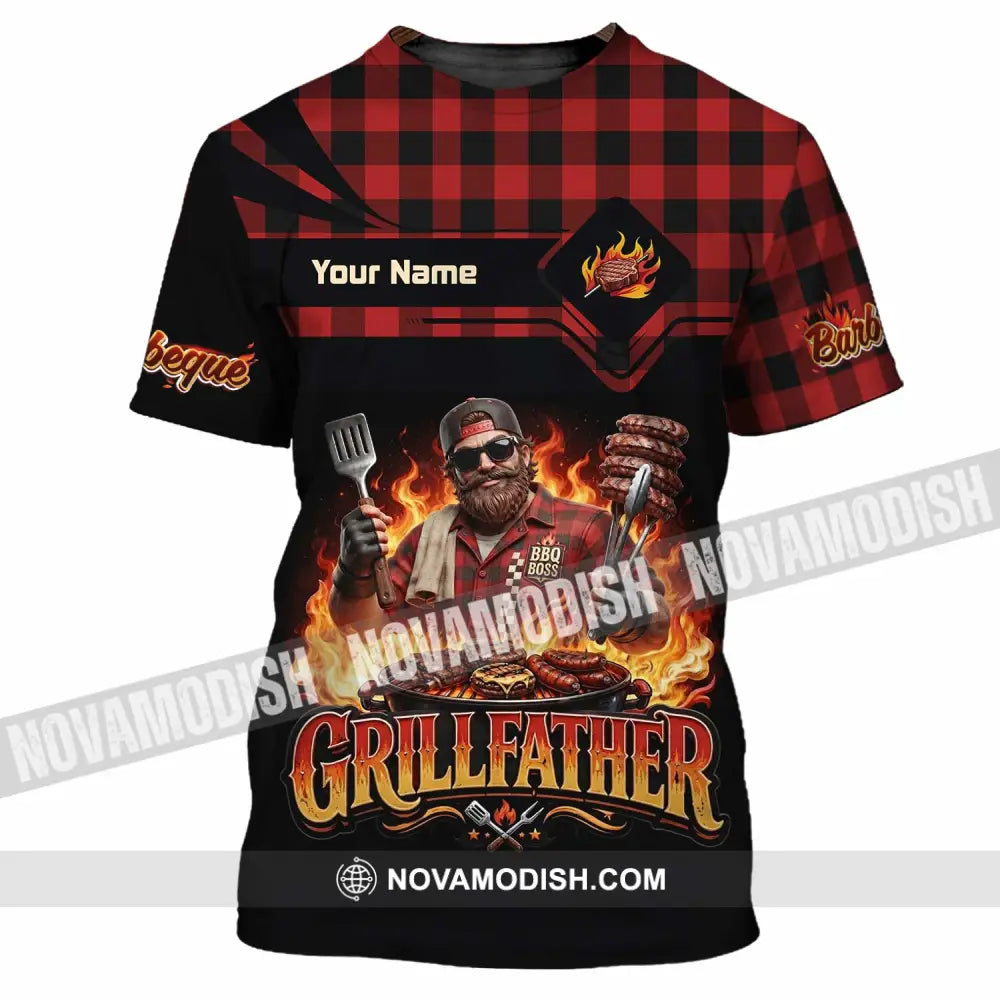 Unisex Shirt - Custom Grillfather Shirt - T-Shirt / S - T-shirt