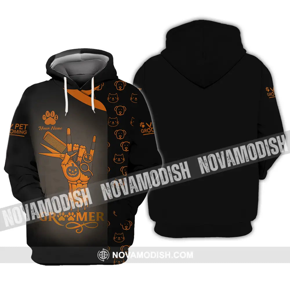 Unisex Shirt - Custom Groomer Shirt Hoodie / S T-shirt