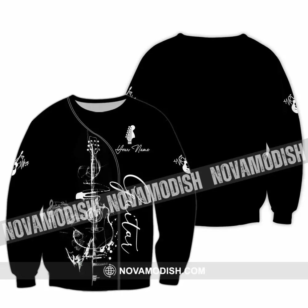 Unisex Shirt - Custom Guitar 3D Shirt - Long Sleeve / S - T-shirt