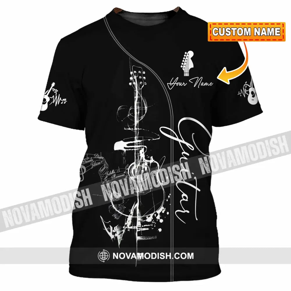 Unisex Shirt - Custom Guitar 3D Shirt - T-shirt