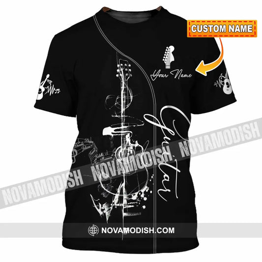 Unisex Shirt - Custom Guitar 3D Shirt - T-shirt