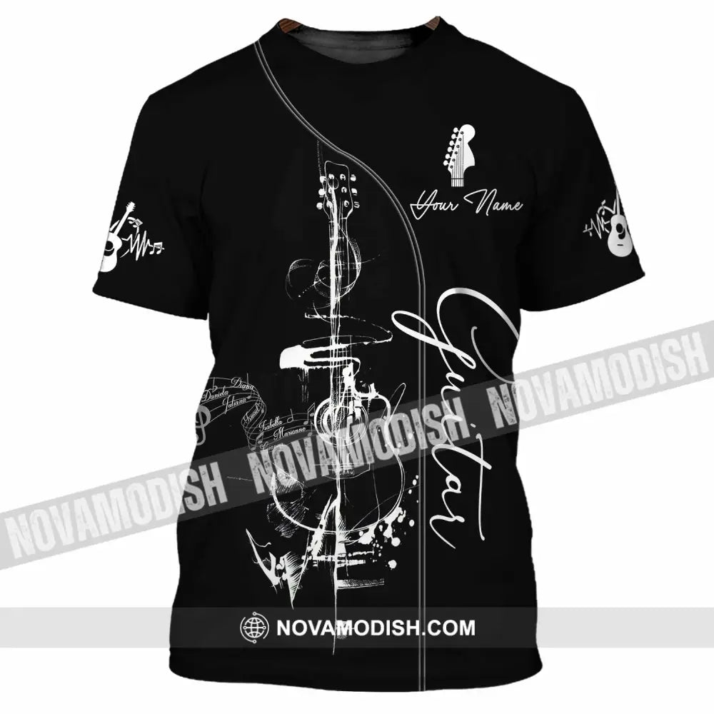Unisex Shirt - Custom Guitar 3D Shirt - T-Shirt / S - T-shirt