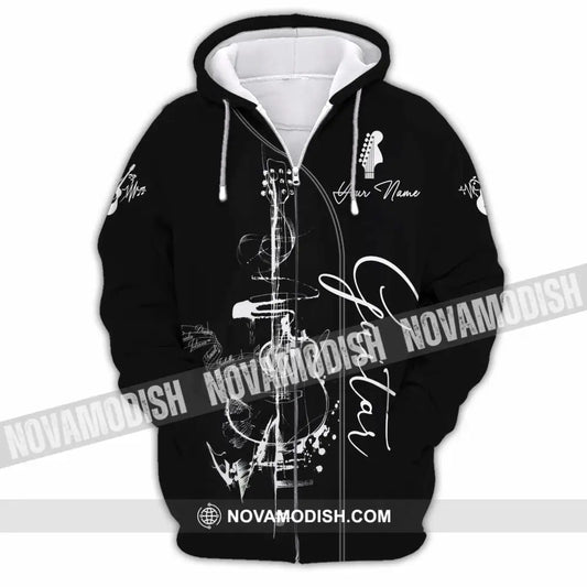 Unisex Shirt - Custom Guitar 3D Shirt - Zipper Hoodie / S - T-shirt
