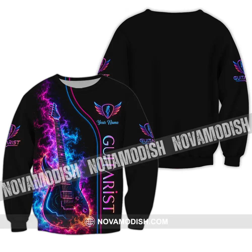 Unisex Shirt - Custom Guitar Shirt - Long Sleeve / S - T-shirt
