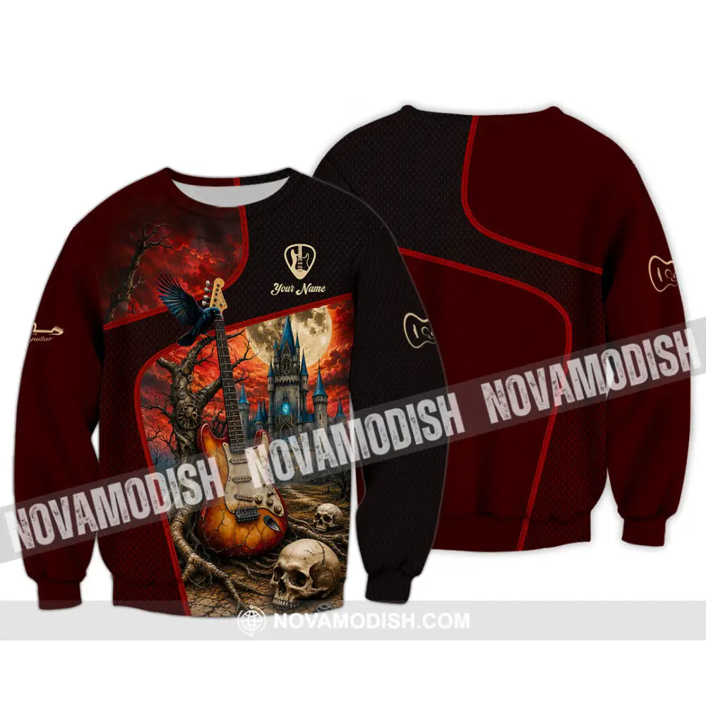 Unisex Shirt - Custom Guitar Shirt - Long Sleeve / S - T-shirt
